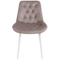 Стул Алвест AV 435 светло-коричневый бархат H-61/белый купить в Минске