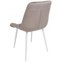 Стул Алвест AV 435 светло-коричневый бархат H-61/белый купить в Минске