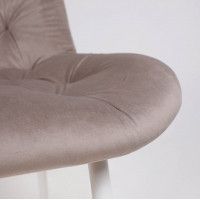 Стул Алвест AV 435 светло-коричневый бархат H-61/белый купить в Минске