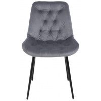 Стул Алвест AV 435 темно-серый бархат H-15/черный купить в Минске