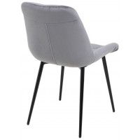 Стул Алвест AV 435 темно-серый бархат H-15/черный купить в Минске