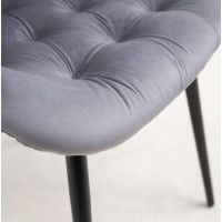 Стул Алвест AV 435 темно-серый бархат H-15/черный купить в Минске