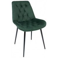 Стул Алвест AV 435 зеленый бархат/черный
