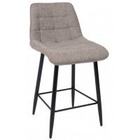 Стул барный AksHome BARON (Барон) бежевый микровелюр CD2302-4/черный Стул барный AksHome BARON (Барон) бежевый микровелюр CD2302-4/черный