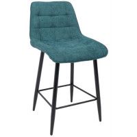 Стул барный AksHome BARON (Барон) бирюзовый микровелюр CD2302-21/черный Стул барный AksHome BARON (Барон) бирюзовый микровелюр CD2302-21/черный