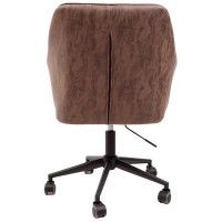 Стул поворотный AksHome BARREN (Баррен) винтажный коричневый/черный купить в Минске