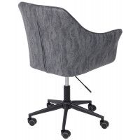 Стул поворотный AksHome BARREN (Баррен) винтажный серый/черный купить в Минске