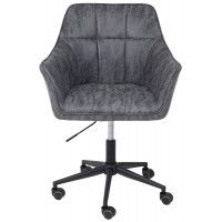 Стул поворотный AksHome BARREN (Баррен) винтажный серый/черный купить в Минске