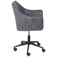 Стул поворотный AksHome BARREN (Баррен) винтажный серый/черный купить в Минске