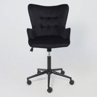 Кресло AksHome BELLA black Seven 035 велюр/черный купить в Минске Кресло AksHome BELLA black Seven 035 велюр/черный купить в Минске