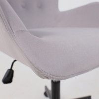 Кресло AksHome BELLA black Kiton 722 Smoke велюр/светло-серый купить в Минске Кресло AksHome BELLA black Kiton 722 Smoke велюр/светло-серый купить в Минске