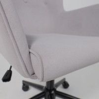 Кресло BELLA (Белла) XL black Kiton 722 Smoke велюр/светло-серый купить в Минске