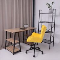 Кресло AksHome BELLA black Velutto 40 велюр/желтый купить в Минске Кресло AksHome BELLA black Velutto 40 велюр/желтый купить в Минске