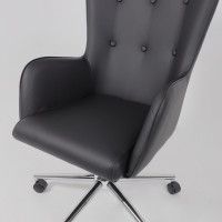 Кресло BELLA (Белла) XL chrome Pegasso черный купить в Минске