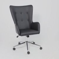 Кресло BELLA (Белла) XL chrome Pegasso черный купить в Минске