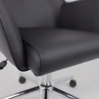 Кресло BELLA (Белла) XL chrome Pegasso черный купить в Минске