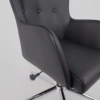 Кресло BELLA (Белла) XL chrome Pegasso черный купить в Минске