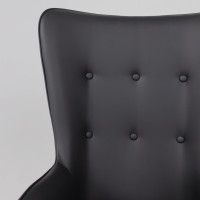 Кресло BELLA (Белла) XL chrome Pegasso черный купить в Минске