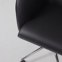 Кресло BELLA (Белла) XL chrome Pegasso черный купить в Минске