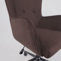 Кресло BELLA (Белла) XL black Velutto 24 велюр/темный шоколад купить в Минске Кресло BELLA (Белла) XL black Velutto 24 велюр/темный шоколад купить в Минске