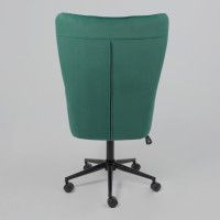 Кресло BELLA (Белла) XL black Kiton 709 Jungle велюр/зеленый купить в Минске