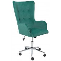 Кресло BELLA (Белла) XL chrome Kiton 709 Jungle велюр/зеленый