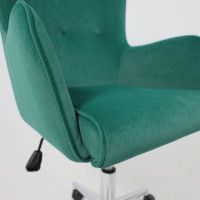 Кресло BELLA (Белла) XL chrome Kiton 709 Jungle велюр/зеленый купить в Минске