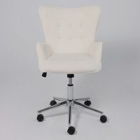 Кресло AksHome BELLA chrome Buble White 15 букле/белый купить в Минске