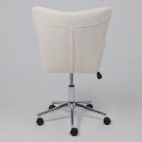 Кресло AksHome BELLA chrome Buble White 15 букле/белый купить в Минске