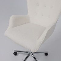 Кресло AksHome BELLA chrome Buble White 15 букле/белый купить в Минске