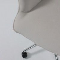 Кресло BELLA (Белла) chrome Kiton 701 велюр/белый антарктида купить в Минске