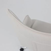 Кресло BELLA (Белла) chrome Kiton 701 велюр/белый антарктида купить в Минске