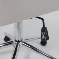 Кресло BELLA (Белла) chrome Kiton 701 велюр/белый антарктида купить в Минске