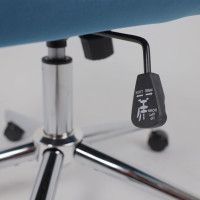 Кресло AksHome BELLA chrome Seven 115 велюр/темно-голубой купить в Минске