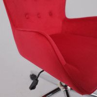 Кресло BELLA (Белла) chrome Seven 313 велюр/фуксия купить в Минске