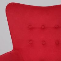 Кресло BELLA (Белла) chrome Seven 313 велюр/фуксия купить в Минске