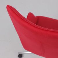 Кресло BELLA (Белла) chrome Seven 313 велюр/фуксия купить в Минске