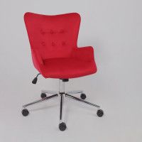 Кресло BELLA (Белла) chrome Seven 313 велюр/фуксия купить в Минске