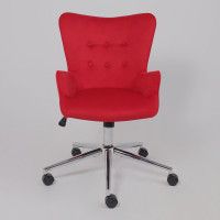 Кресло BELLA (Белла) chrome Seven 313 велюр/фуксия купить в Минске