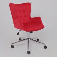 Кресло BELLA (Белла) chrome Seven 313 велюр/фуксия купить в Минске