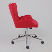 Кресло BELLA (Белла) chrome Seven 313 велюр/фуксия купить в Минске