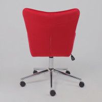 Кресло BELLA (Белла) chrome Seven 313 велюр/фуксия купить в Минске