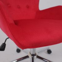 Кресло BELLA (Белла) chrome Seven 313 велюр/фуксия купить в Минске