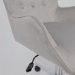 Кресло AksHome BELLA chrome  Seven 324 велюр/серый купить в Минске