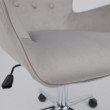 Кресло AksHome BELLA chrome  Seven 324 велюр/серый купить в Минске