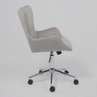 Кресло AksHome BELLA chrome Seven 324 велюр/серый купить в Минске Кресло AksHome BELLA chrome Seven 324 велюр/серый купить в Минске