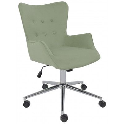 Кресло AksHome BELLA chrome Velluto 30 велюр/оливковый