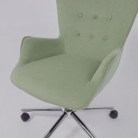 Кресло AksHome BELLA chrome Velluto 30 велюр/оливковый купить в Минске