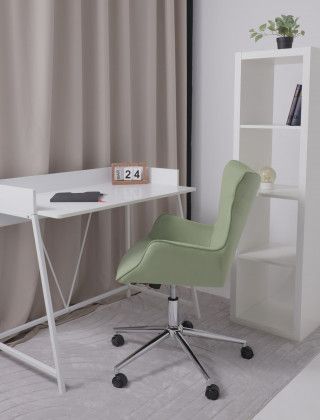 Кресло AksHome BELLA chrome Velluto 30 велюр/оливковый купить в Минске