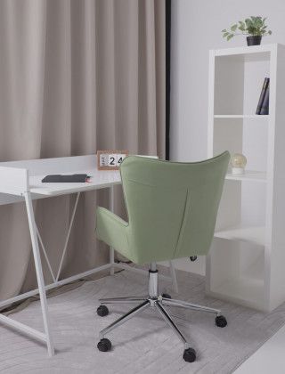 Кресло AksHome BELLA chrome Velluto 30 велюр/оливковый купить в Минске